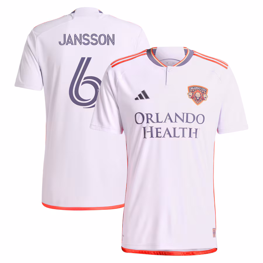 Men's Orlando City SC Robin Jansson adidas Purple 2024 Legacy Kit Replica Player Jersey - Jersey