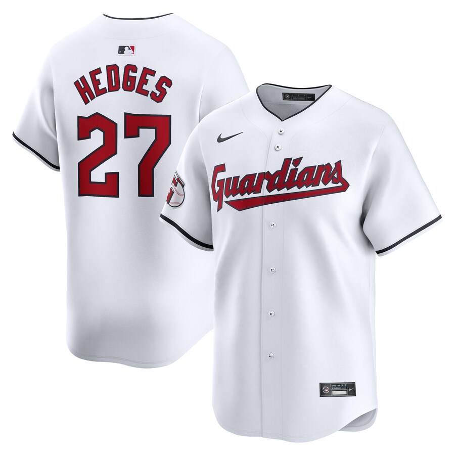 Men's Cleveland Guardians Austin Hedges Nike White Home Limited Player Jersey - Jersey