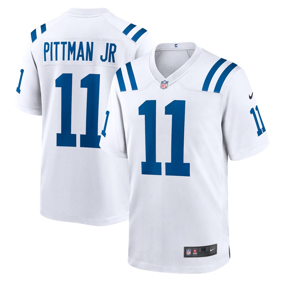 Men's Indianapolis Colts Michael Pittman Jr. Nike White Game Jersey - Jersey