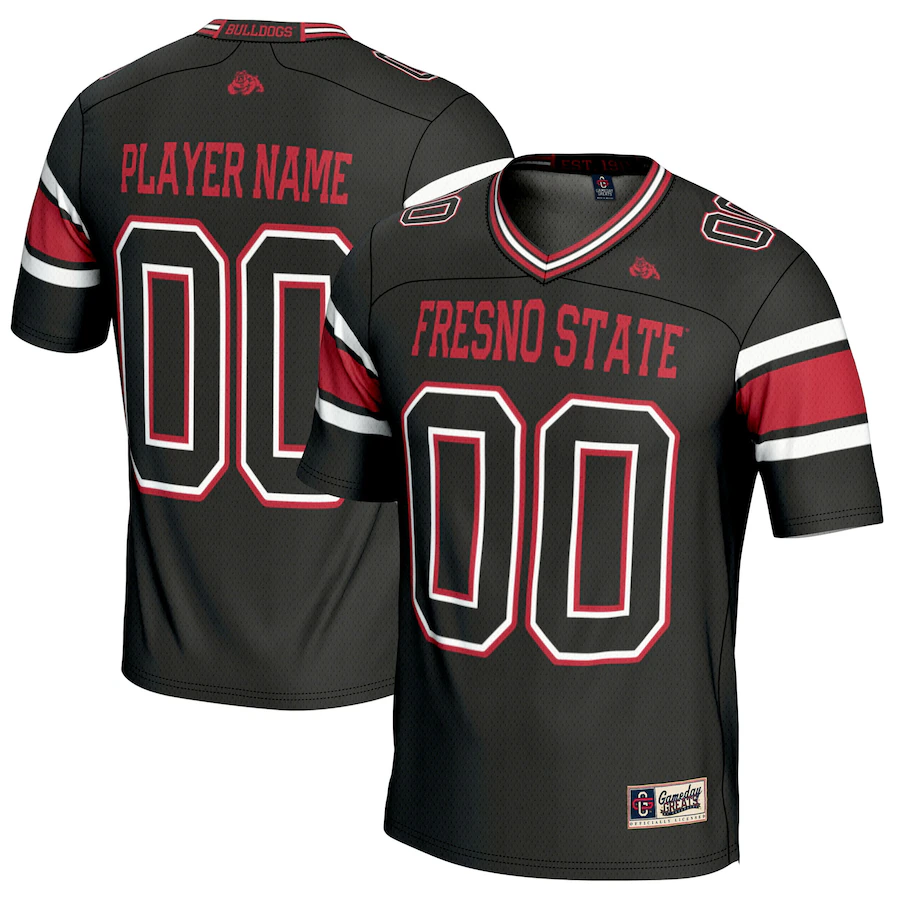 Fresno State Bulldogs GameDay Greats Youth NIL Pick-A-Player Football Jersey - Black - Jersey