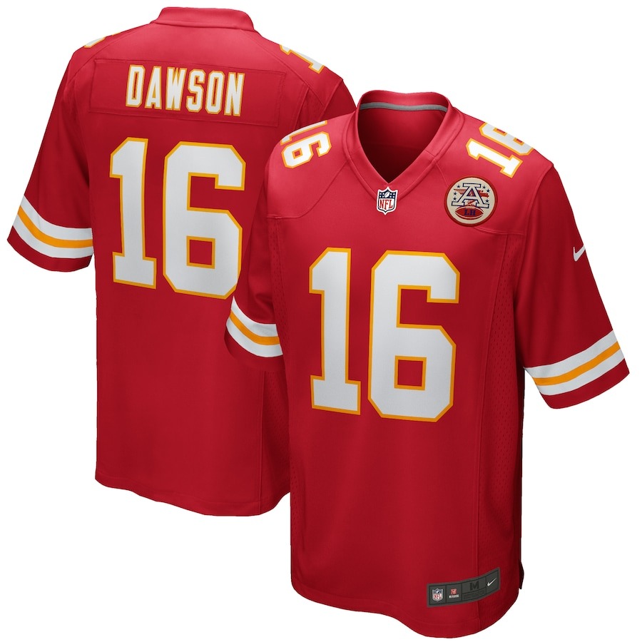 Men's Kansas City Chiefs Len Dawson Nike Red Game Retired Player Jersey - Jersey