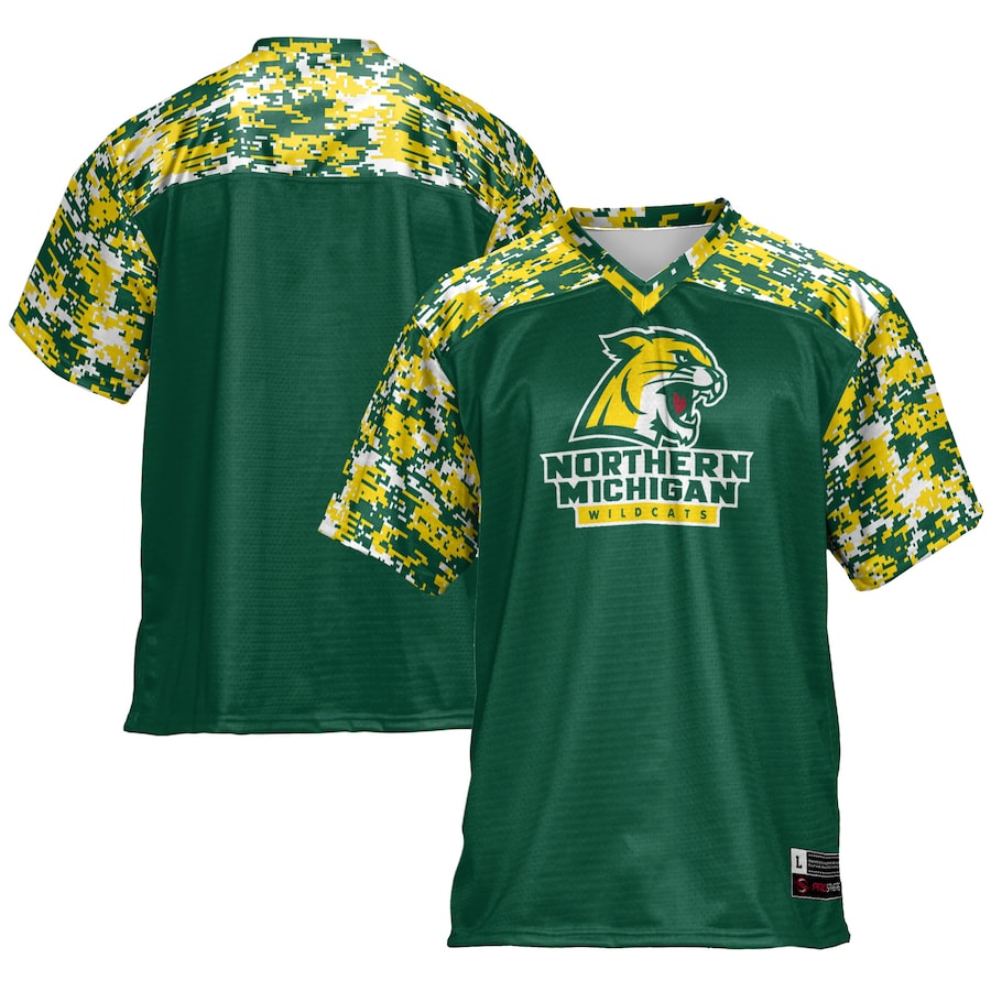 Northern Michigan Wildcats GameDay Greats Football Jersey - Green - Jersey