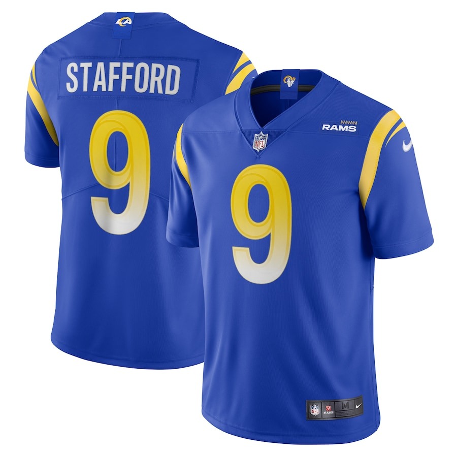 Men's Los Angeles Rams Matthew Stafford Nike Royal Vapor Limited Jersey - Jersey
