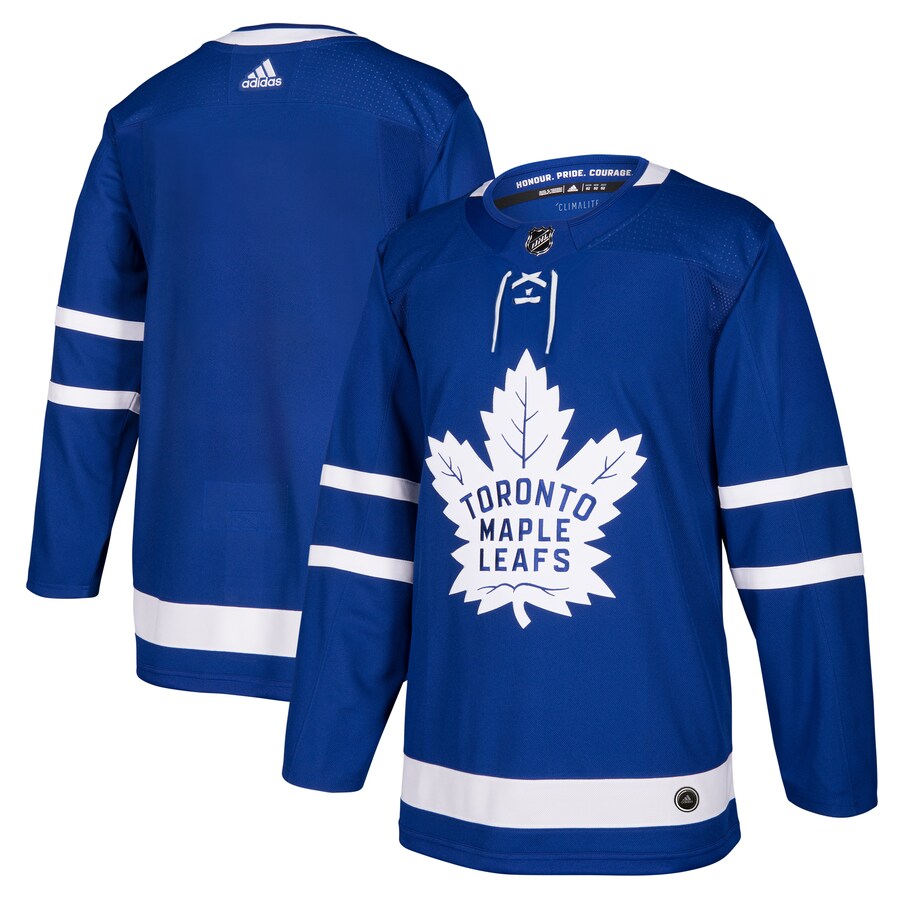 Men's Toronto Maple Leafs adidas Blue Home Authentic Blank Jersey - Jersey