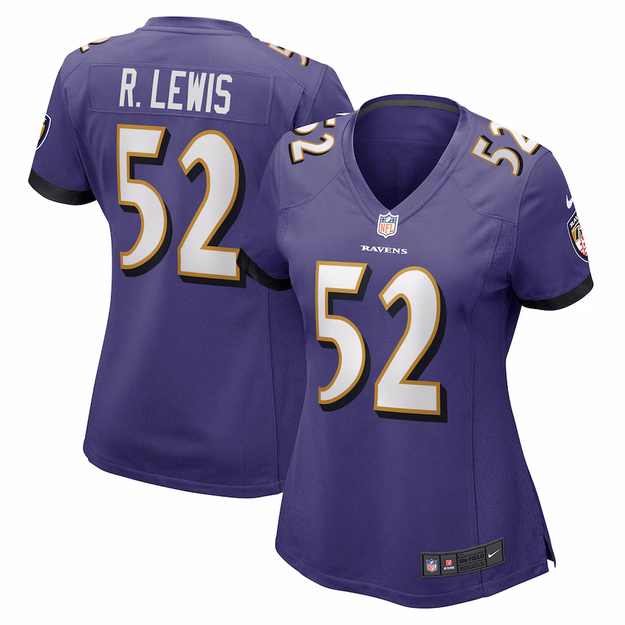 Women's Baltimore Ravens Ray Lewis Nike Purple Game Jersey - Jersey