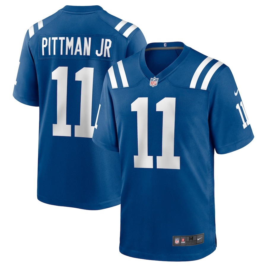 Men's Indianapolis Colts Michael Pittman Jr. Nike Royal Game Player Jersey - Jersey