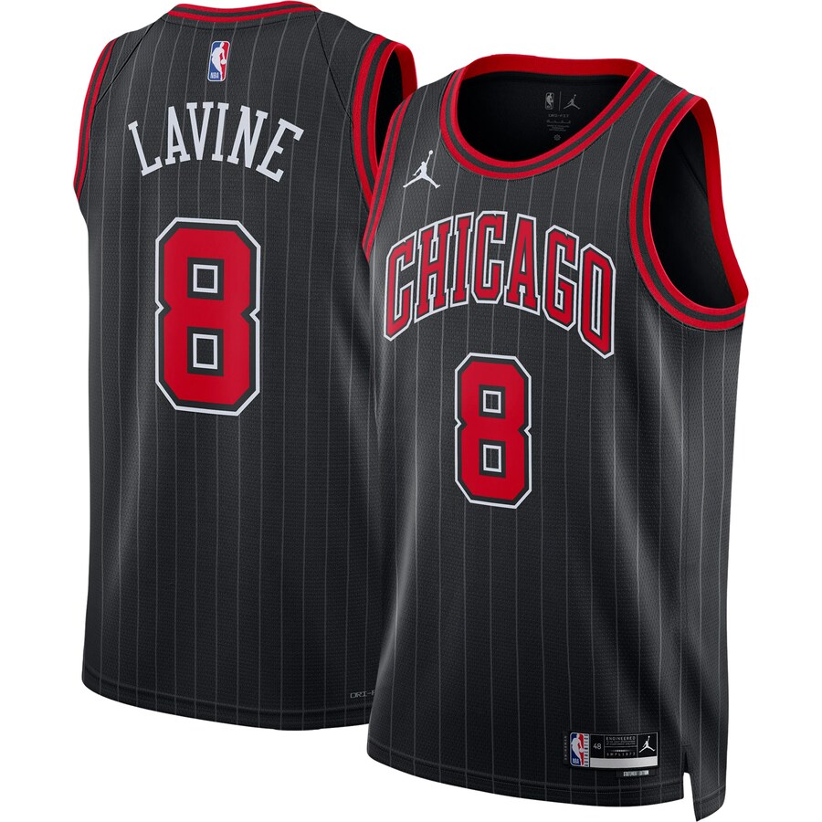 Unisex Chicago Bulls Zach LaVine Jordan Brand Black Swingman Jersey - Statement Edition - Jersey