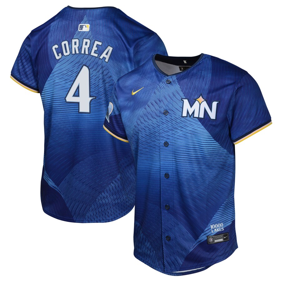 Youth Minnesota Twins Carlos Correa Nike Royal 2024 City Connect Limited Jersey - Jersey