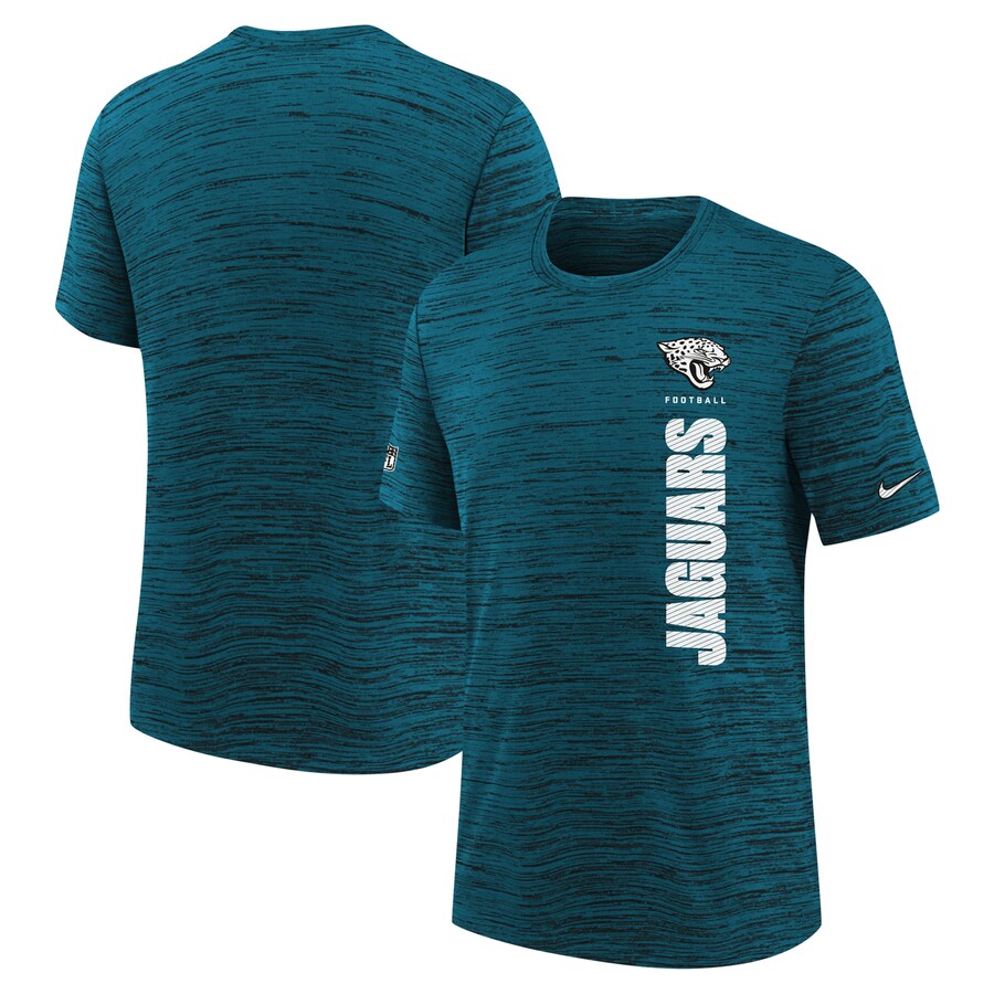 Youth Jacksonville Jaguars Nike Teal Sideline Velocity Performance T-Shirt - Jersey