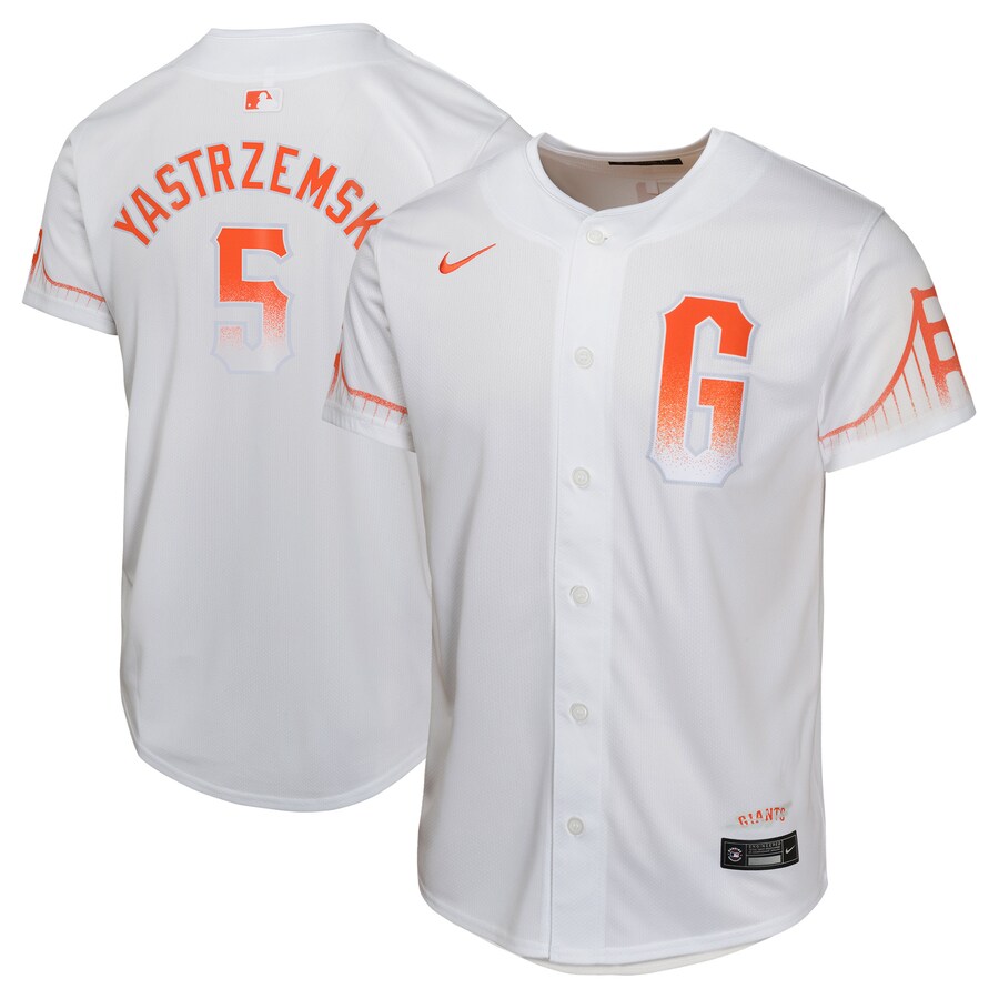 Youth San Francisco Giants Mike Yastrzemski Nike White City Connect Limited Player Jersey - Jersey