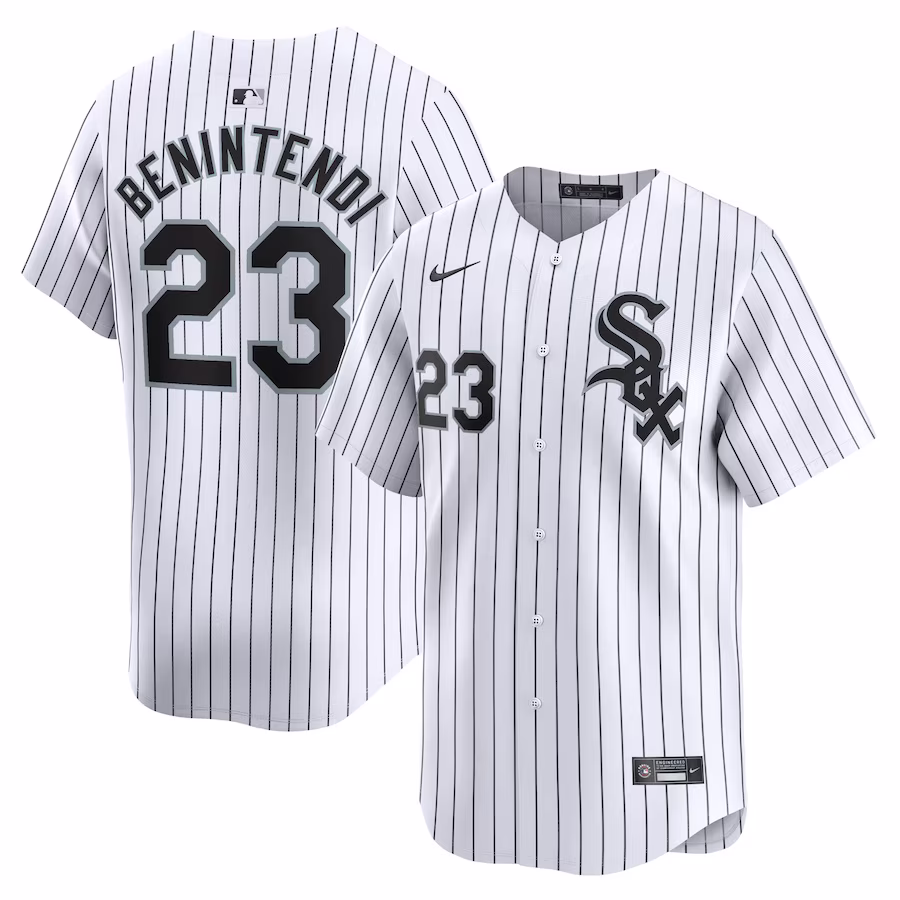 Men's Chicago White Sox Andrew Benintendi Nike White Home Limited Player Jersey - Jersey