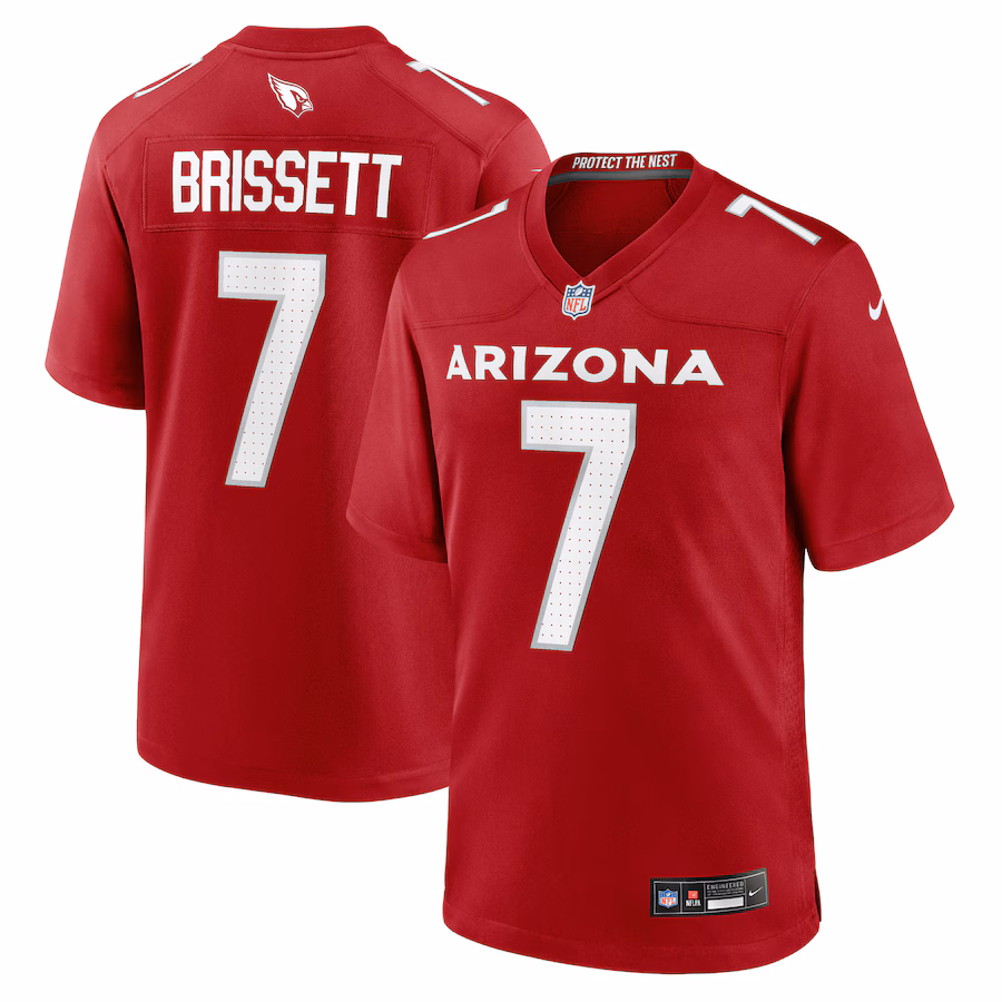 Men's Arizona Cardinals Jacoby Brissett Nike Cardinal Team Game Jersey - Jersey