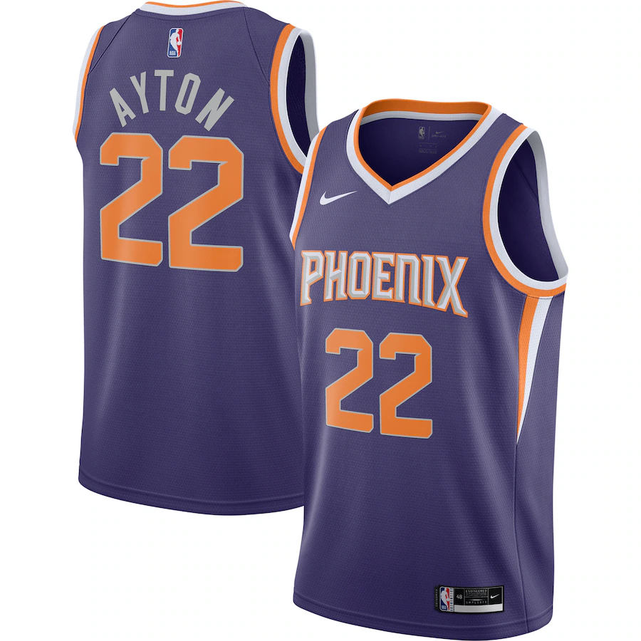 Phoenix Suns Deandre Ayton Nike Purple 2020/21 Swingman Player Jersey - Icon Edition - Jersey