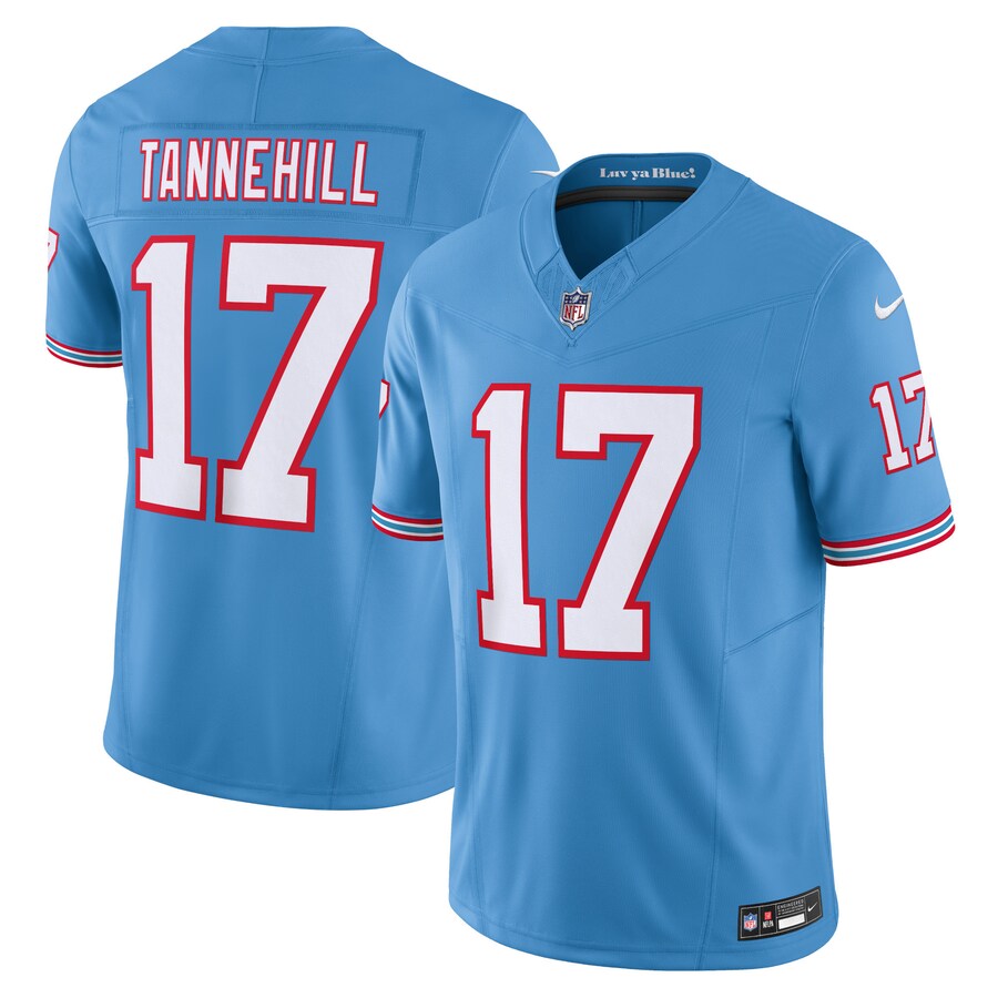 Men's Tennessee Titans Ryan Tannehill Nike Light Blue Vapor F.U.S.E. Limited Jersey - Jersey