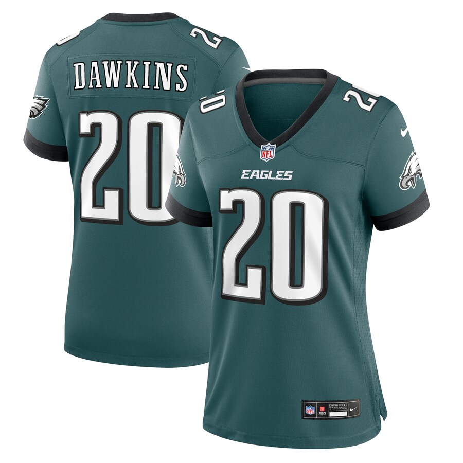 Women's Philadelphia Eagles Brian Dawkins Nike Midnight Green Retired Player Game Jersey - Jersey