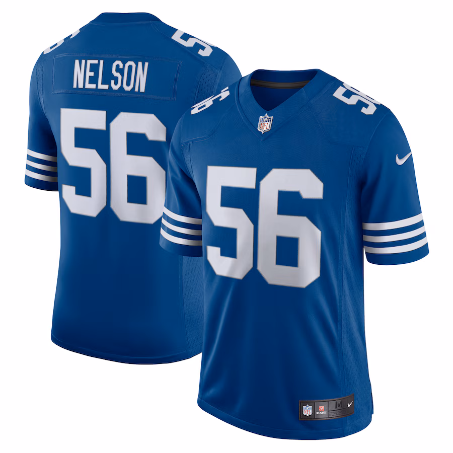 Men's Indianapolis Colts Quenton Nelson Nike Royal Alternate Vapor Limited Jersey - Jersey