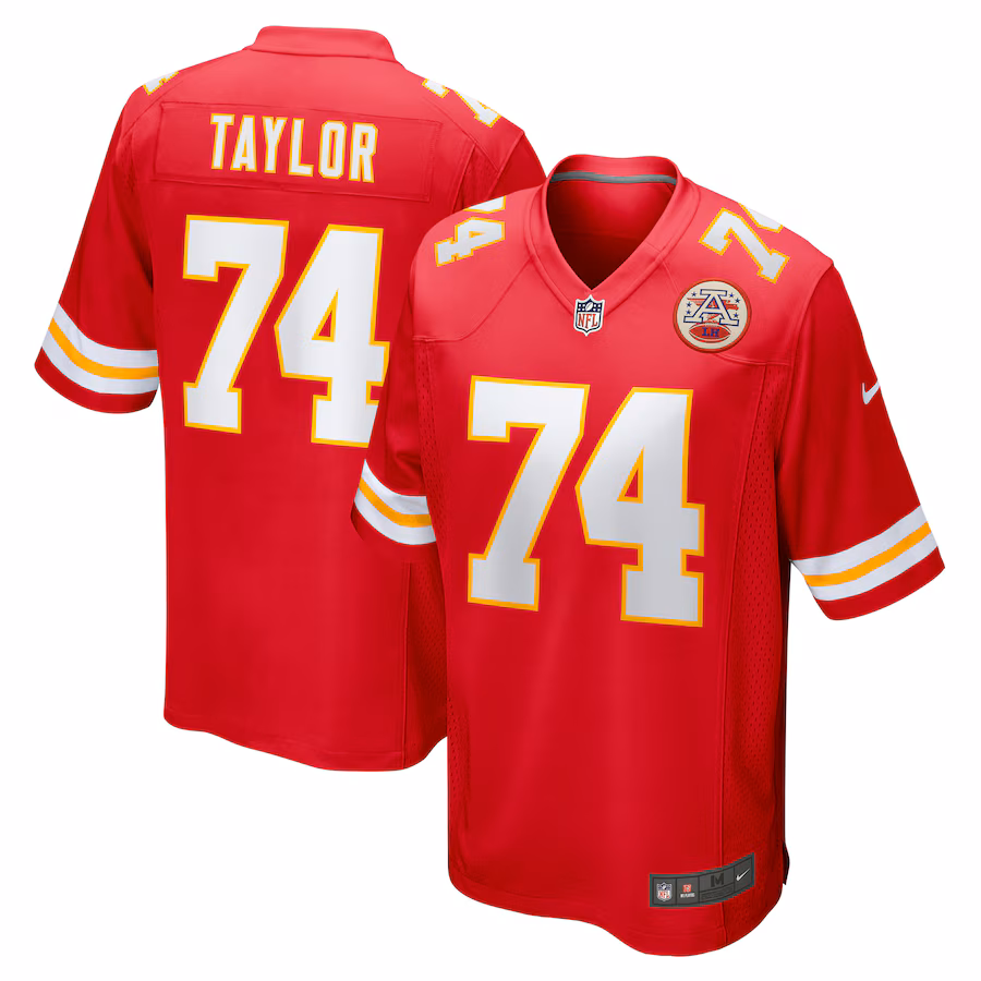 Men's Kansas City Chiefs Jawaan Taylor Nike Red Game Player Jersey - Jersey