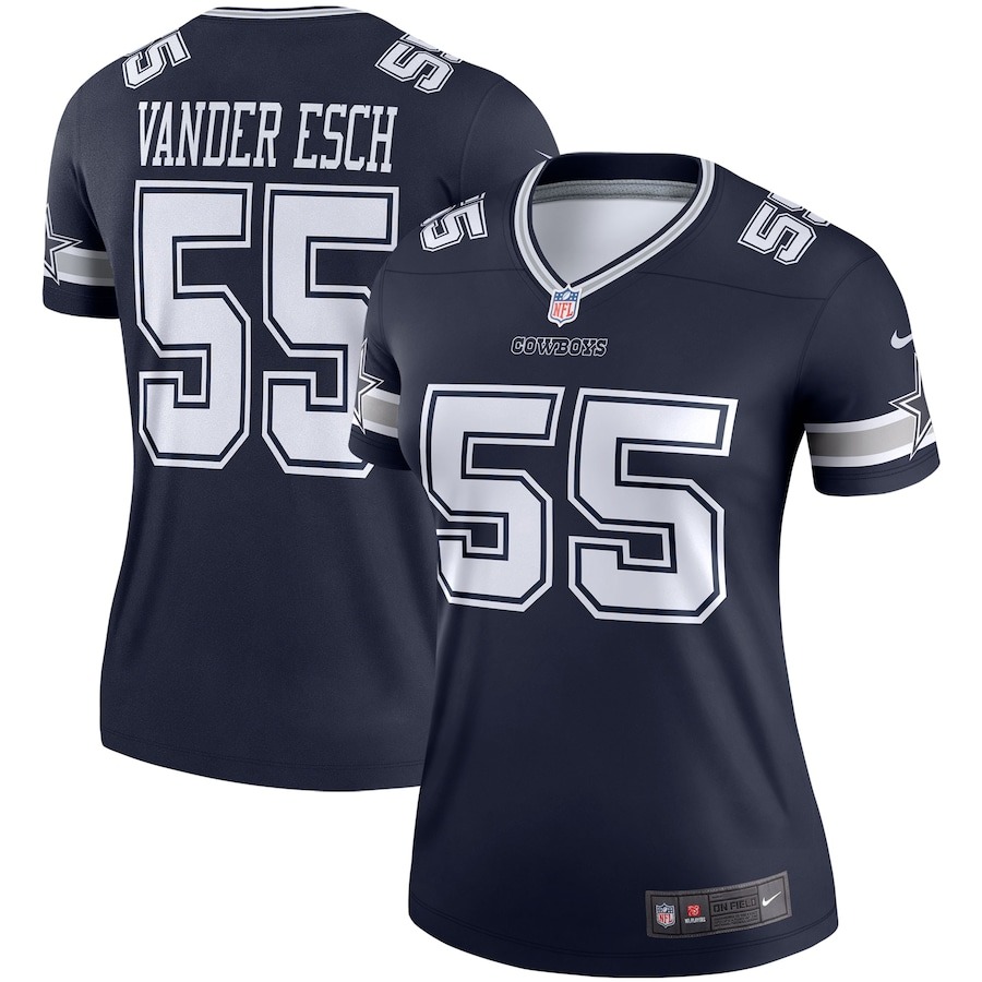 Women's Dallas Cowboys Leighton Vander Esch Nike Navy Legend Player Jersey - Jersey