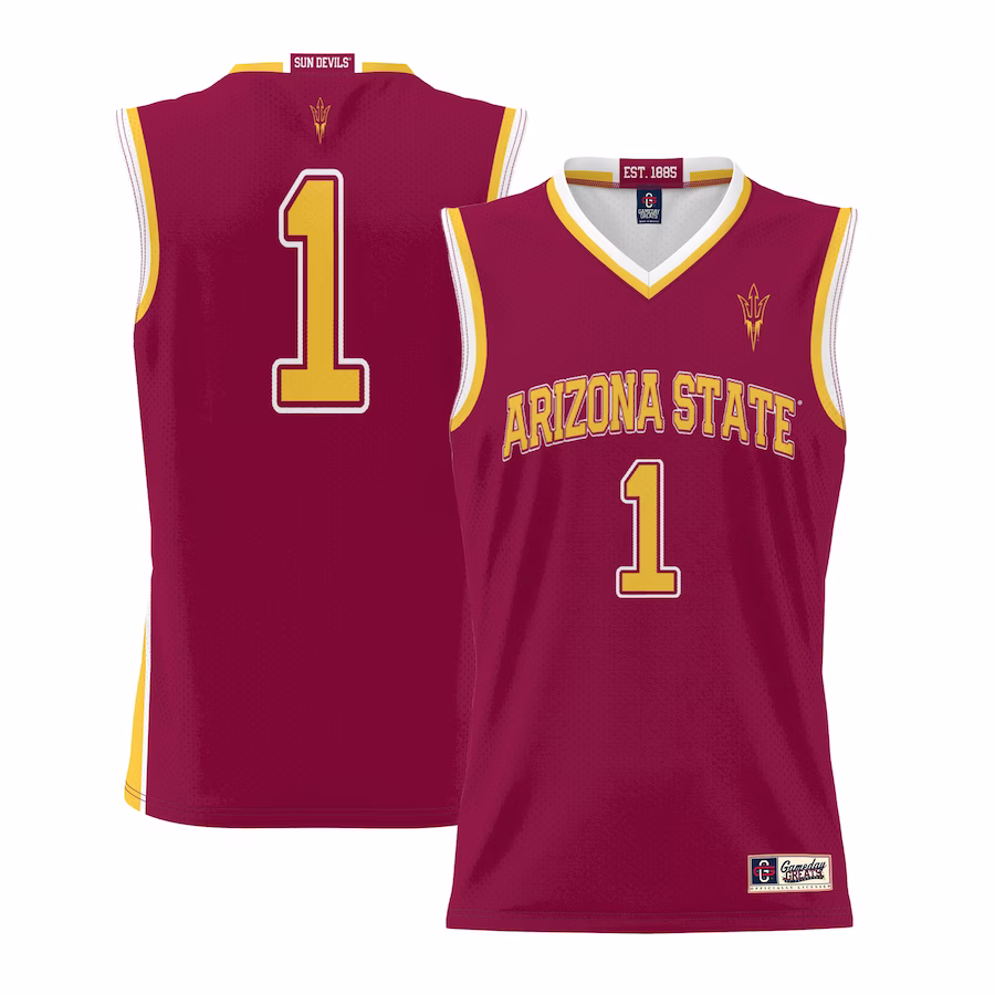 #70 Arizona State Sun Devils GameDay Greats Youth Lightweight Basketball Jersey - Maroon - Jersey