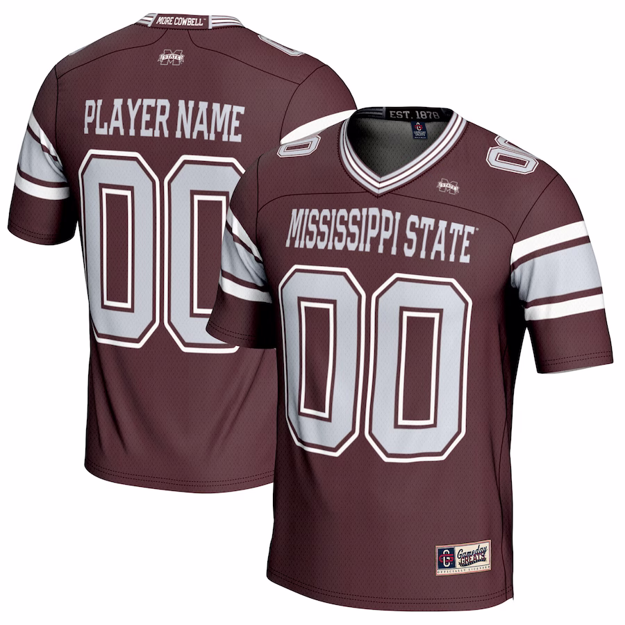 Mississippi State Bulldogs GameDay Greats NIL Pick-A-Player Football Jersey - Maroon - Jersey
