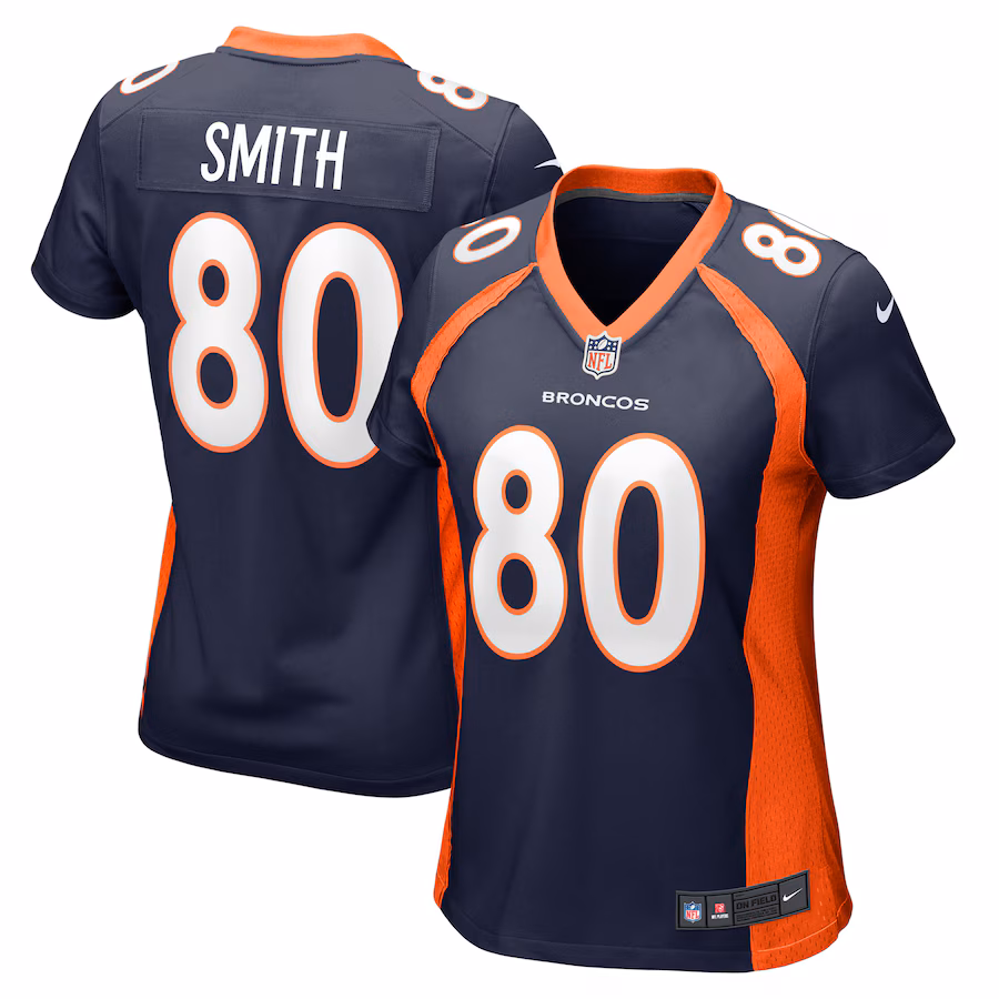 Women's Denver Broncos Rod Smith Nike Navy Retired Player Jersey - Jersey
