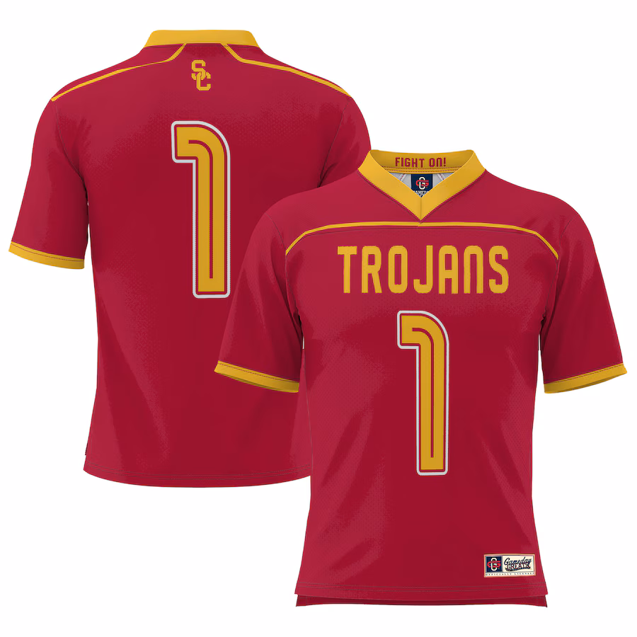 USC Trojans GameDay Greats #1 Lightweight Lacrosse Jersey - Cardinal - Jersey