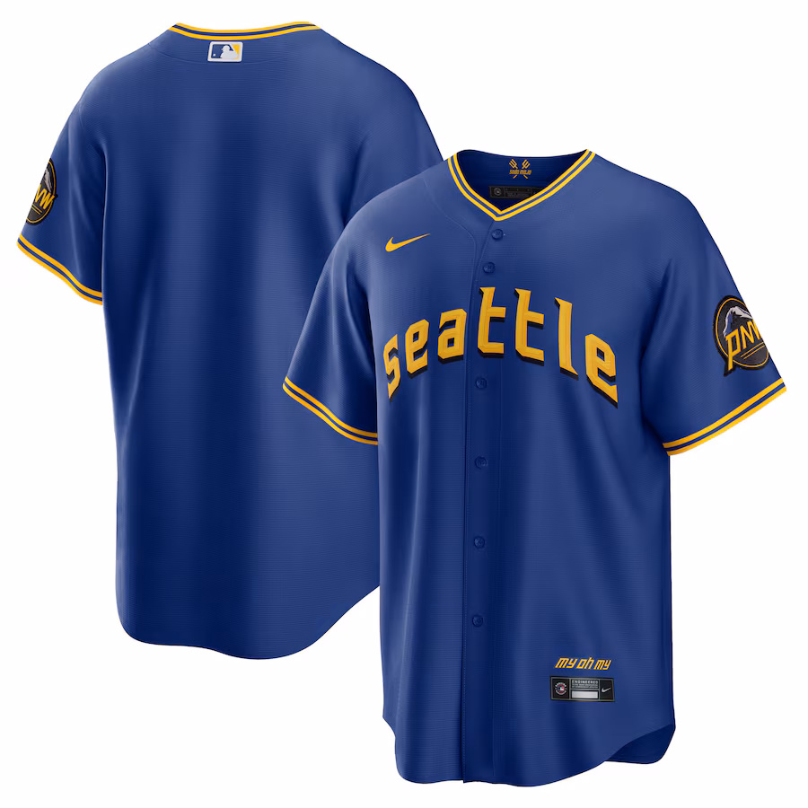 Men's Seattle Mariners  Nike Royal City Connect Replica Jersey - Jersey