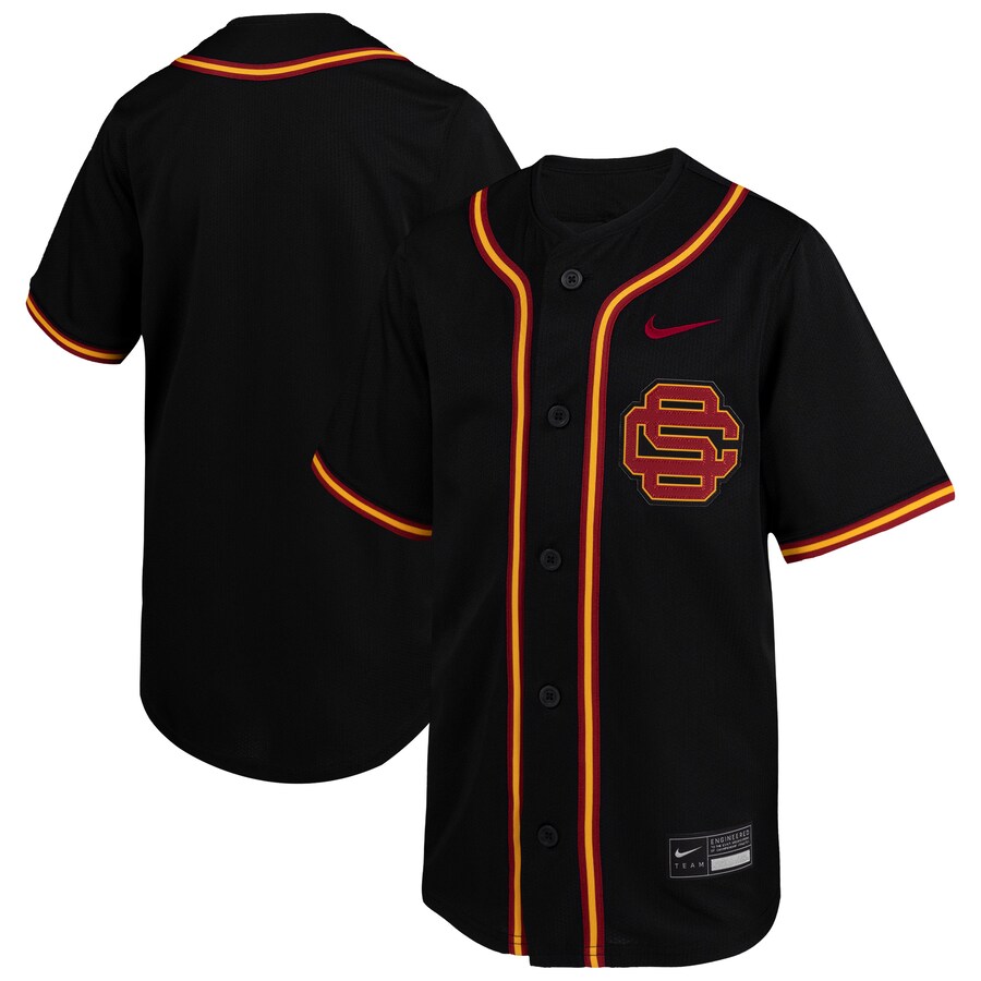 Youth Nike Black USC Trojans Limited Baseball Jersey - Jersey