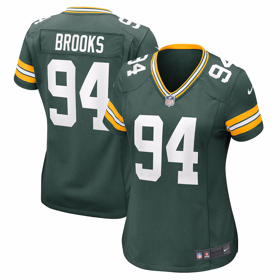 Women's Green Bay Packers Karl Brooks Nike Green Game Jersey - Jersey