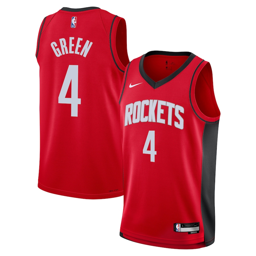 Youth Houston Rockets Jalen Green Nike Red Swingman Jersey - Icon Edition - Jersey