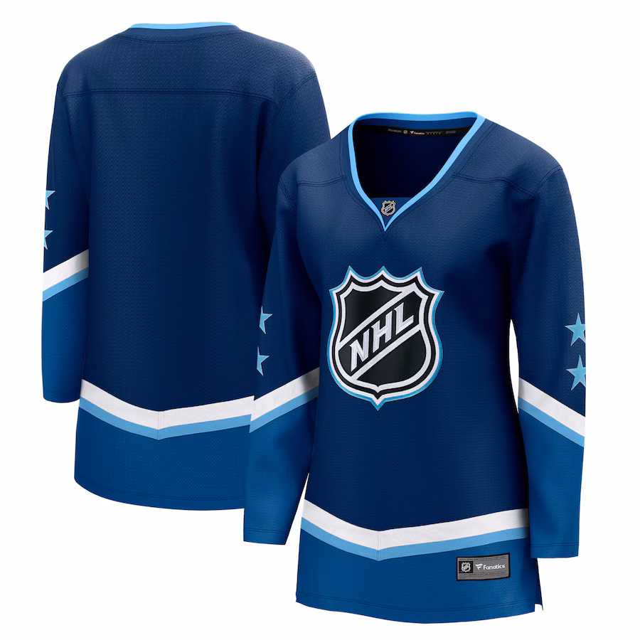 Women's Fanatics Blue 2022 NHL All-Star Game Western Conference Breakaway Jersey - Jersey