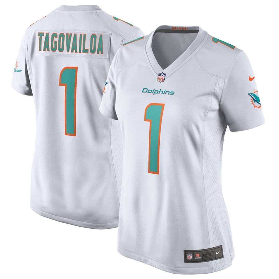 Women's Miami Dolphins Tua Tagovailoa Nike White Game Jersey - Jersey