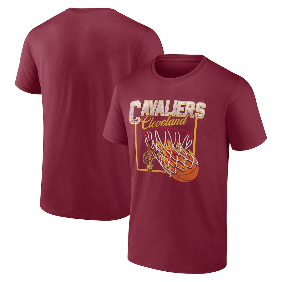Men's Cleveland Cavaliers Wine Alley Oop T-Shirt - Jersey