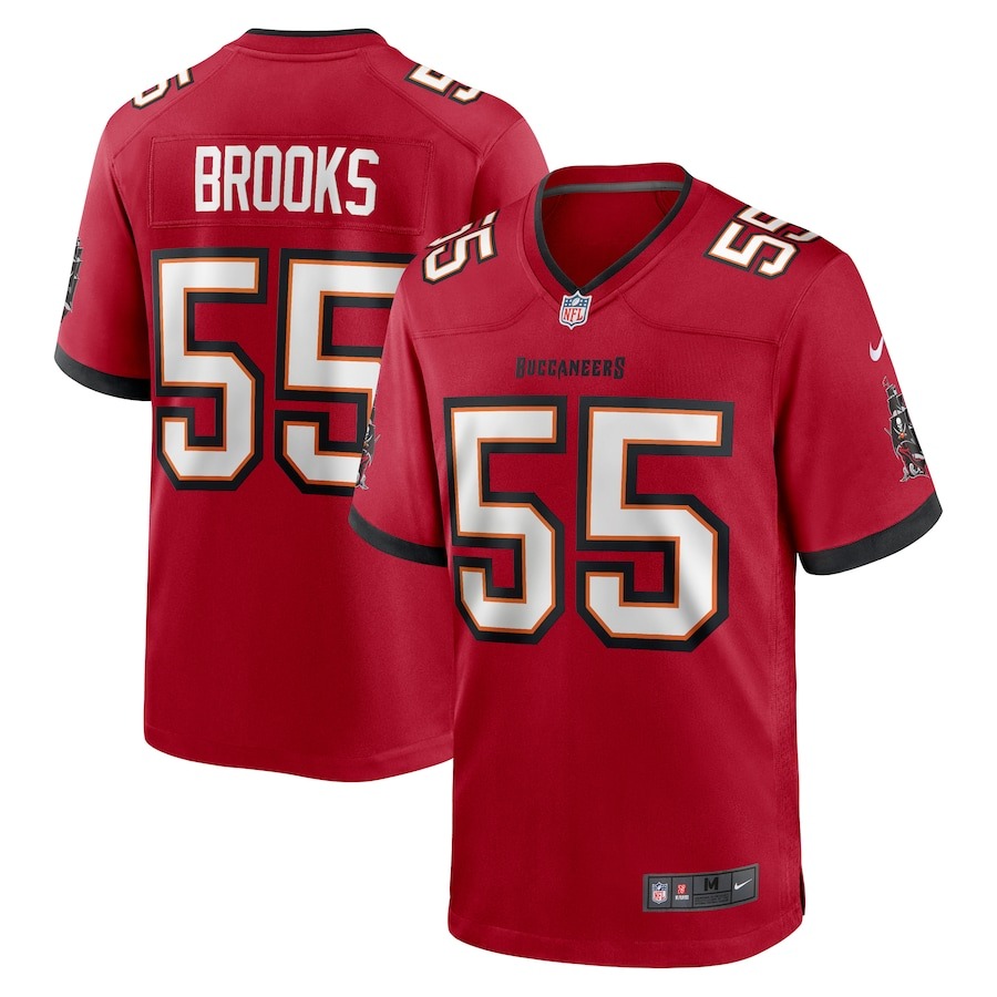 Men's Tampa Bay Buccaneers Derrick Brooks Nike Red Retired Player Game Jersey - Jersey