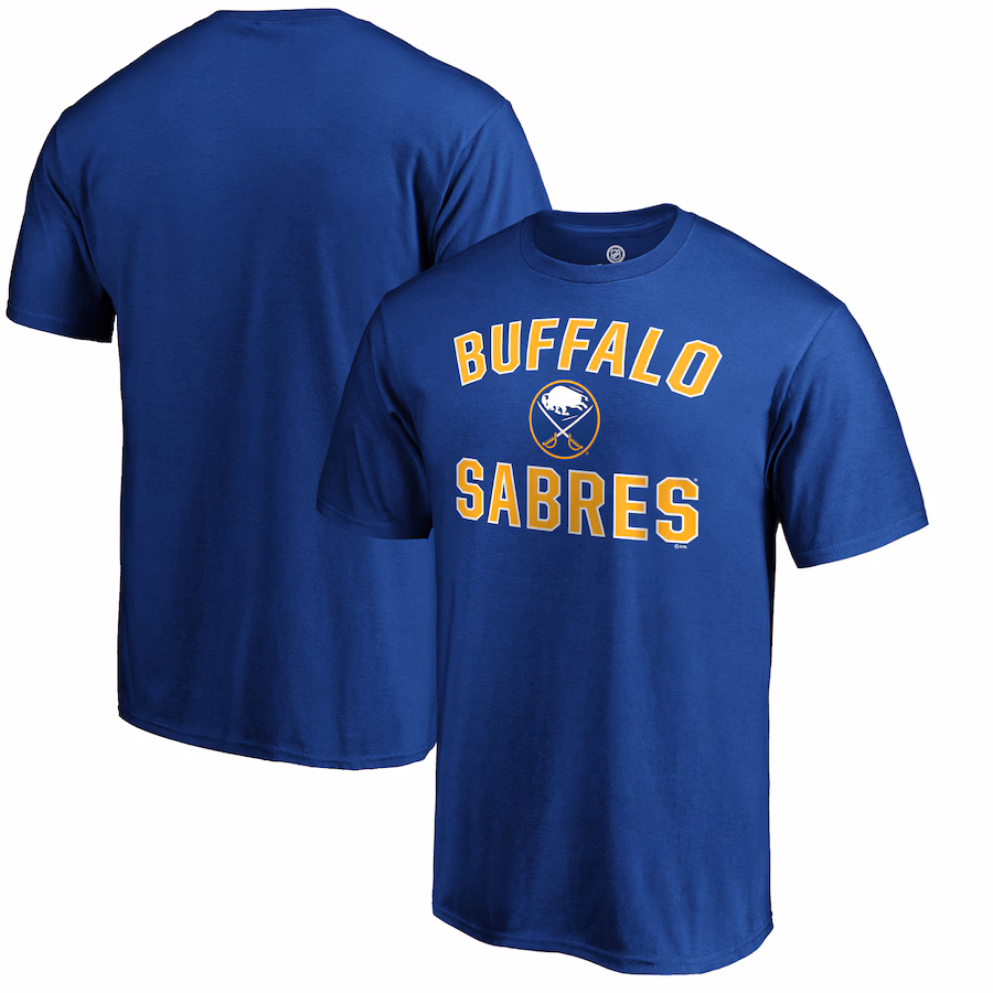 Men's Buffalo Sabres Royal Victory Arch T-Shirt - Jersey