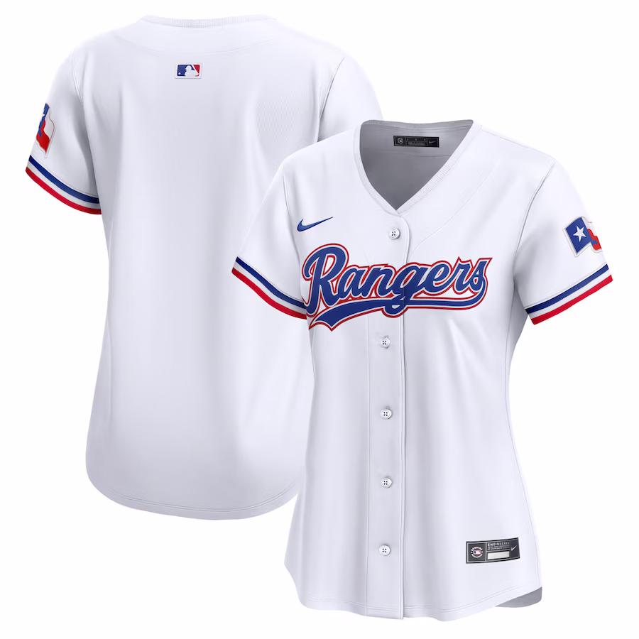 Women's Texas Rangers Nike White Home Limited Jersey - Jersey