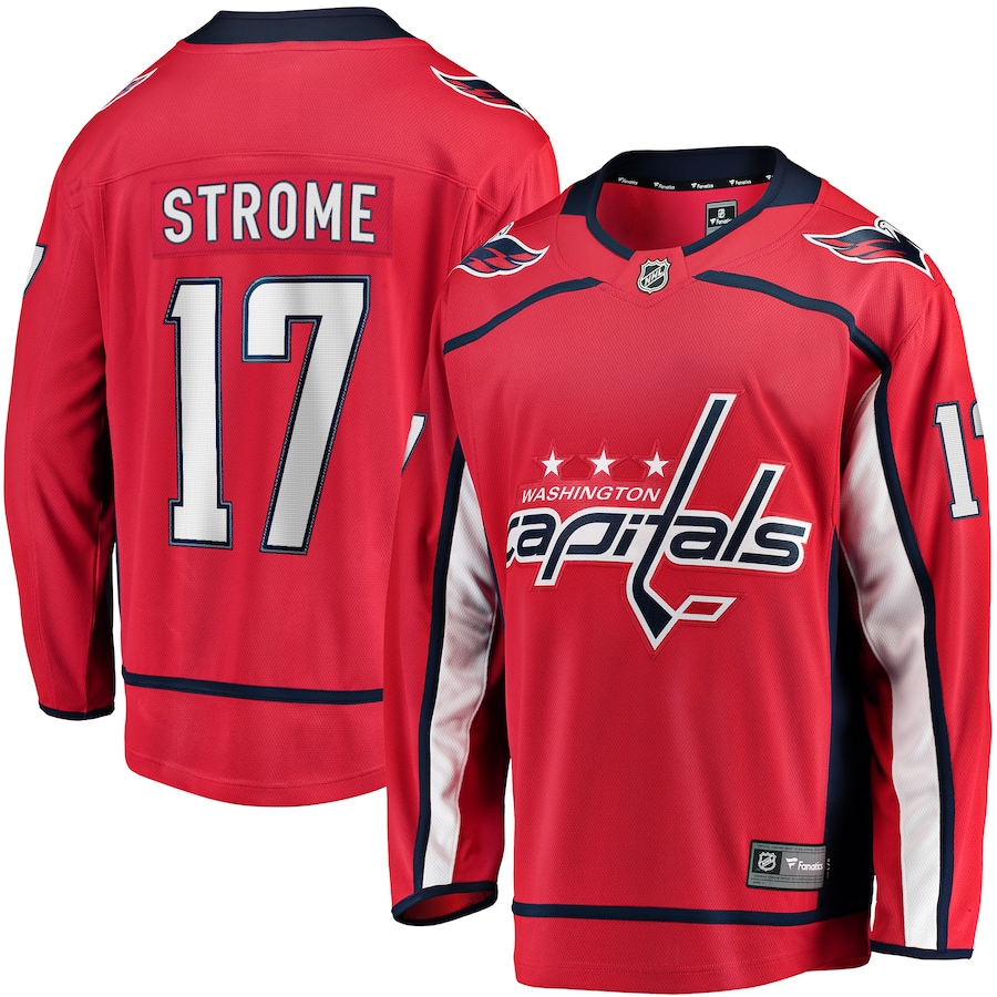 Men's Washington Capitals Dylan Strome Fanatics Red Home Breakaway Player Jersey - Jersey