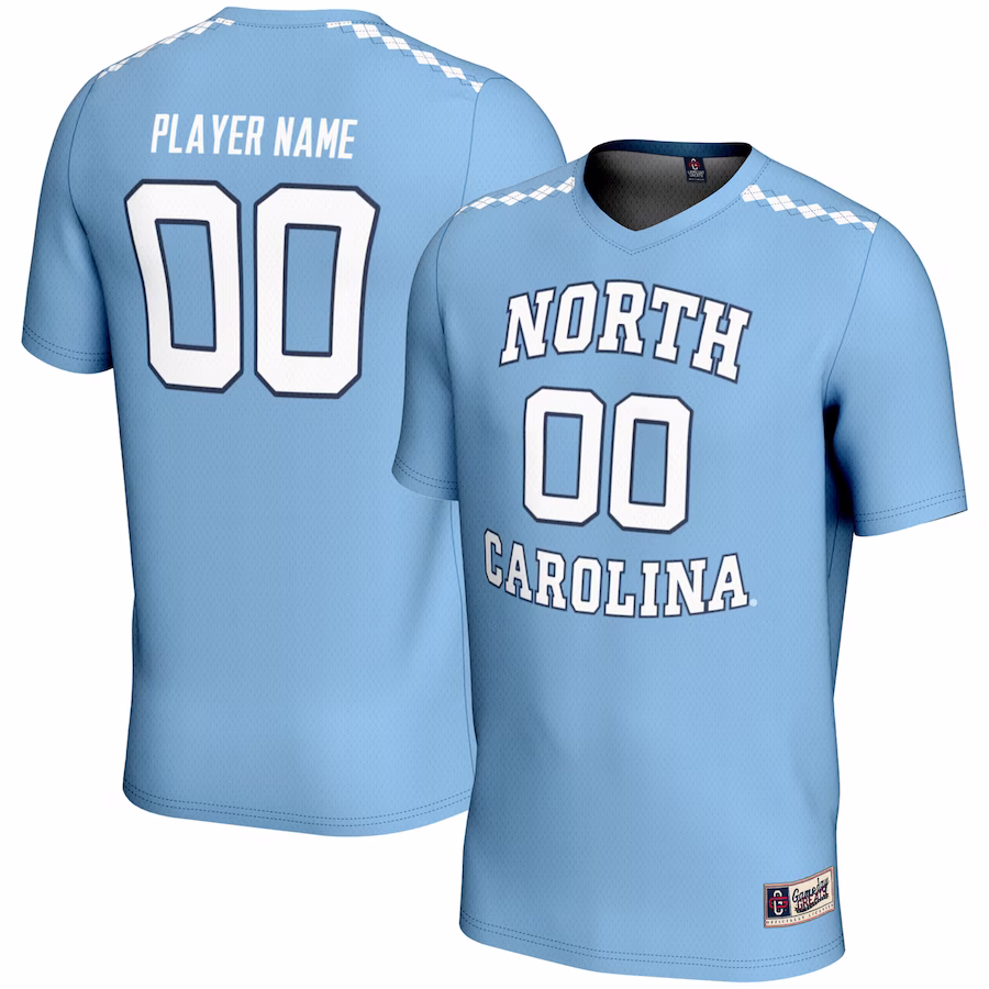 North Carolina Tar Heels GameDay Greats Youth NIL Pick-A-Player Women's Lacrosse Lightweight Jersey - Carolina Blue - Jersey