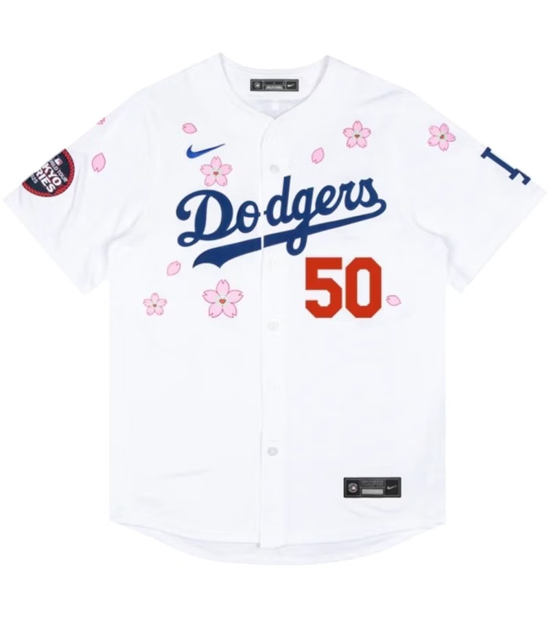 Nike x Takashi Murakami x MLB World Tour Tokyo Series 2025 Dodgers Betts Jersey - Jersey