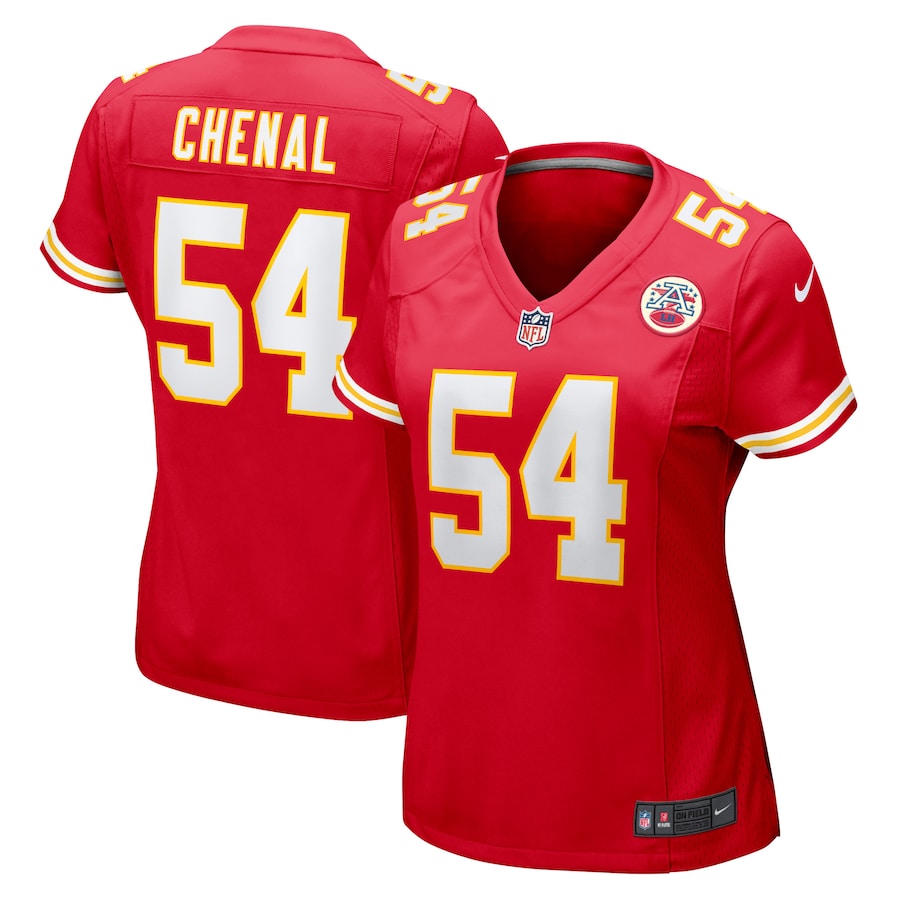 Women's Kansas City Chiefs Leo Chenal Nike Red Game Player Jersey - Jersey