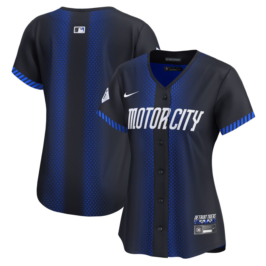 Women's Detroit Tigers  Nike Navy 2024 City Connect Limited Jersey - Jersey