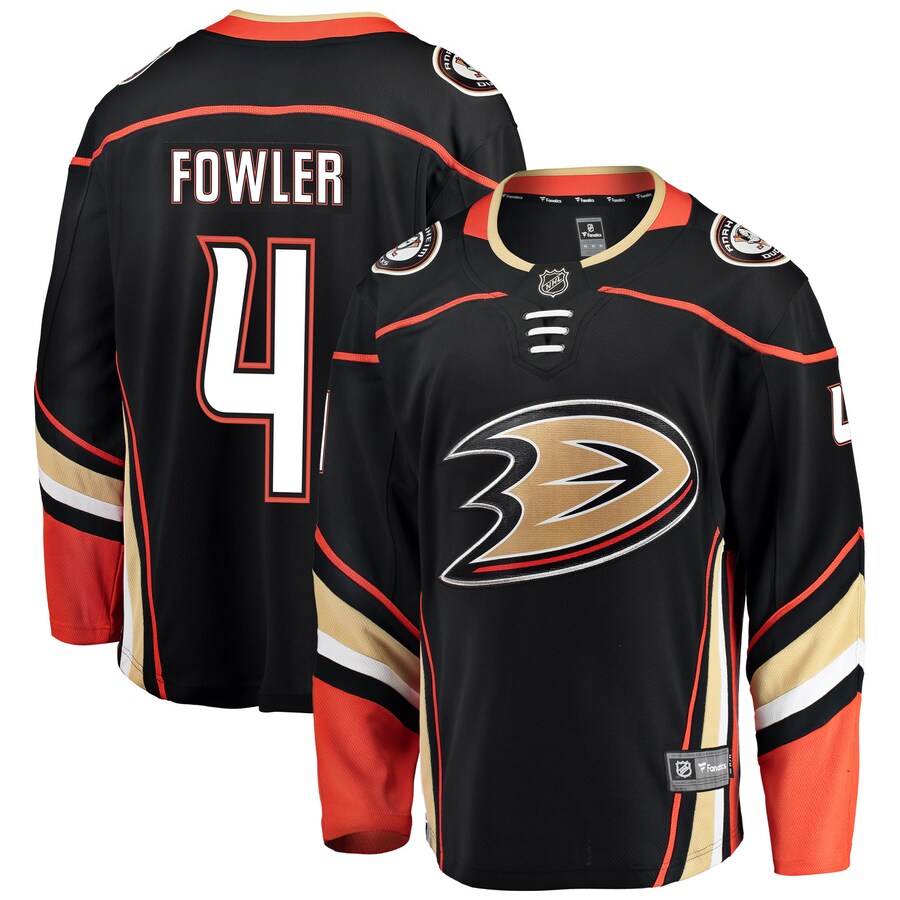 Men's Anaheim Ducks Cam Fowler Fanatics Branded Black Breakaway Player Jersey - Jersey
