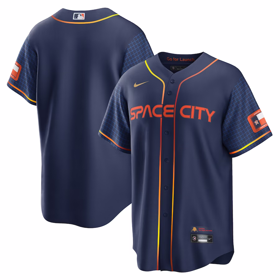 Men's Houston Astros Nike Navy City Connect Replica Jersey - Jersey