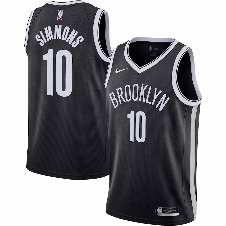 Brooklyn Nets Ben Simmons Nike Black 2021/22 Swingman Jersey - Icon Edition - Jersey