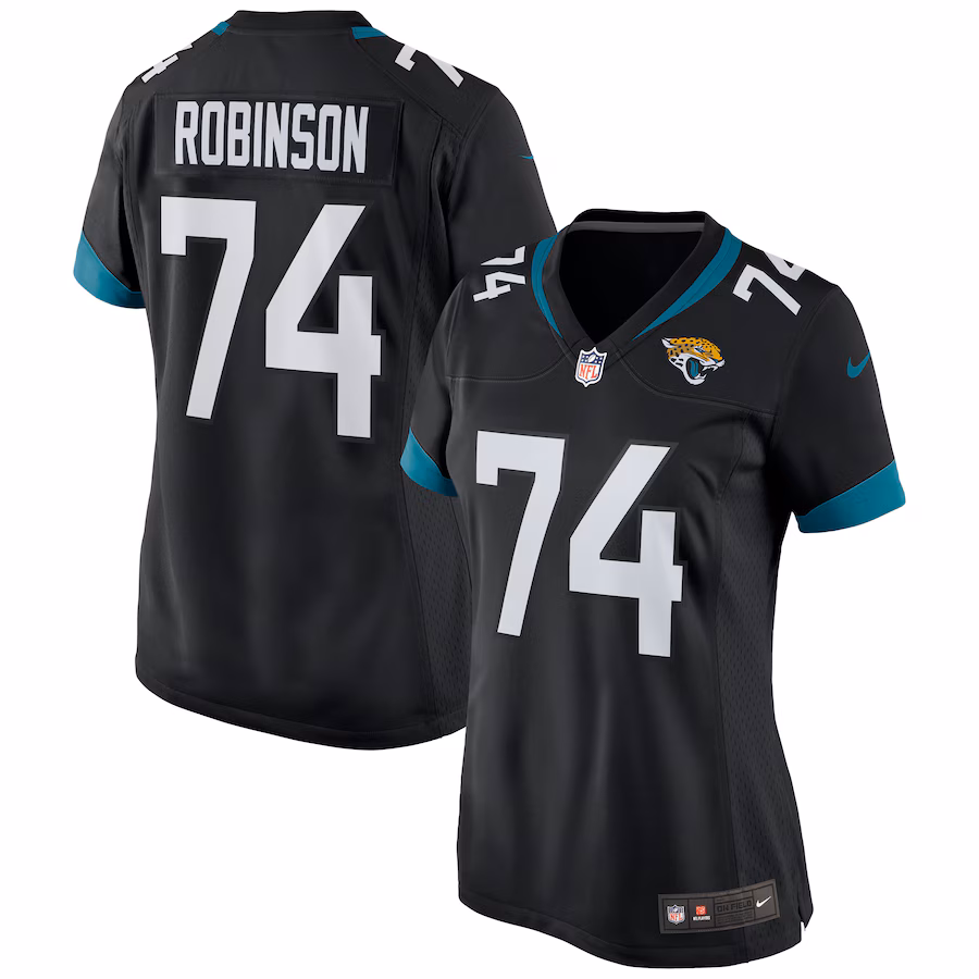 Women's Jacksonville Jaguars Cam Robinson Nike Black Game Jersey - Jersey