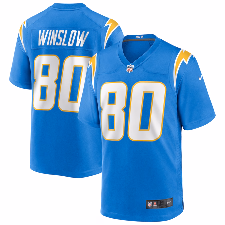 Men's Los Angeles Chargers Kellen Winslow Nike Powder Blue Game Retired Player Jersey - Jersey