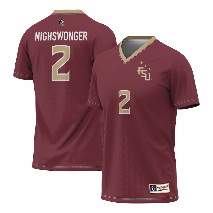 Unisex GameDay Greats Jenna Nighswonger Garnet Florida State Seminoles Women's Soccer Fashion Jersey - Jersey