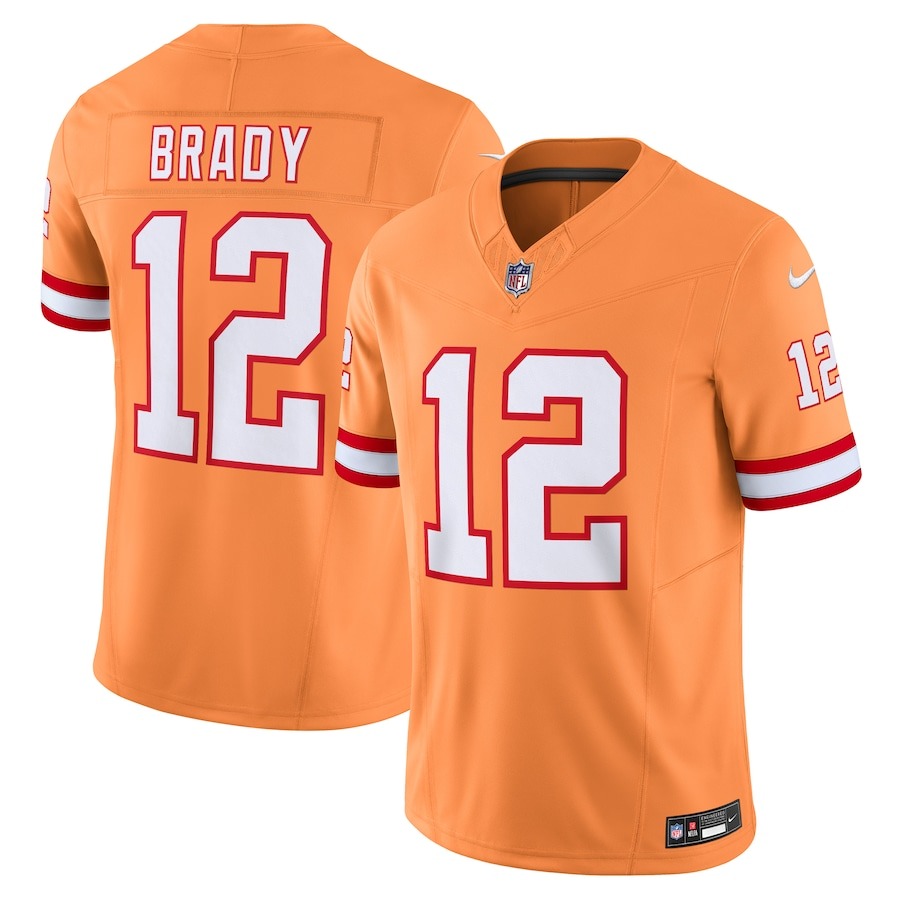 Men's Tampa Bay Buccaneers Tom Brady Nike Orange Vapor F.U.S.E. Limited Jersey - Jersey