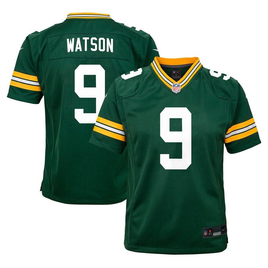 Youth Green Bay Packers Christian Watson Nike Green Team Player Game Jersey - Jersey