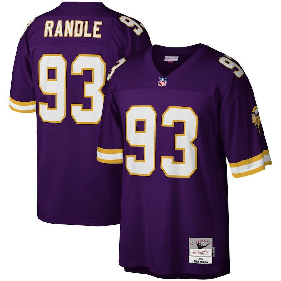 Men's Minnesota Vikings John Randle Mitchell & Ness Purple Legacy Replica Jersey - Jersey